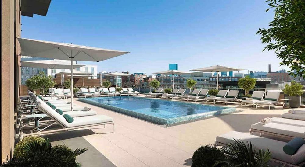 Luxury Apartment w King Bed Shared Pool & Rooftop